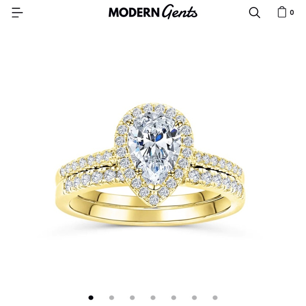 Modern Gents Bliss Ring Set! Size 7 Never Worn
